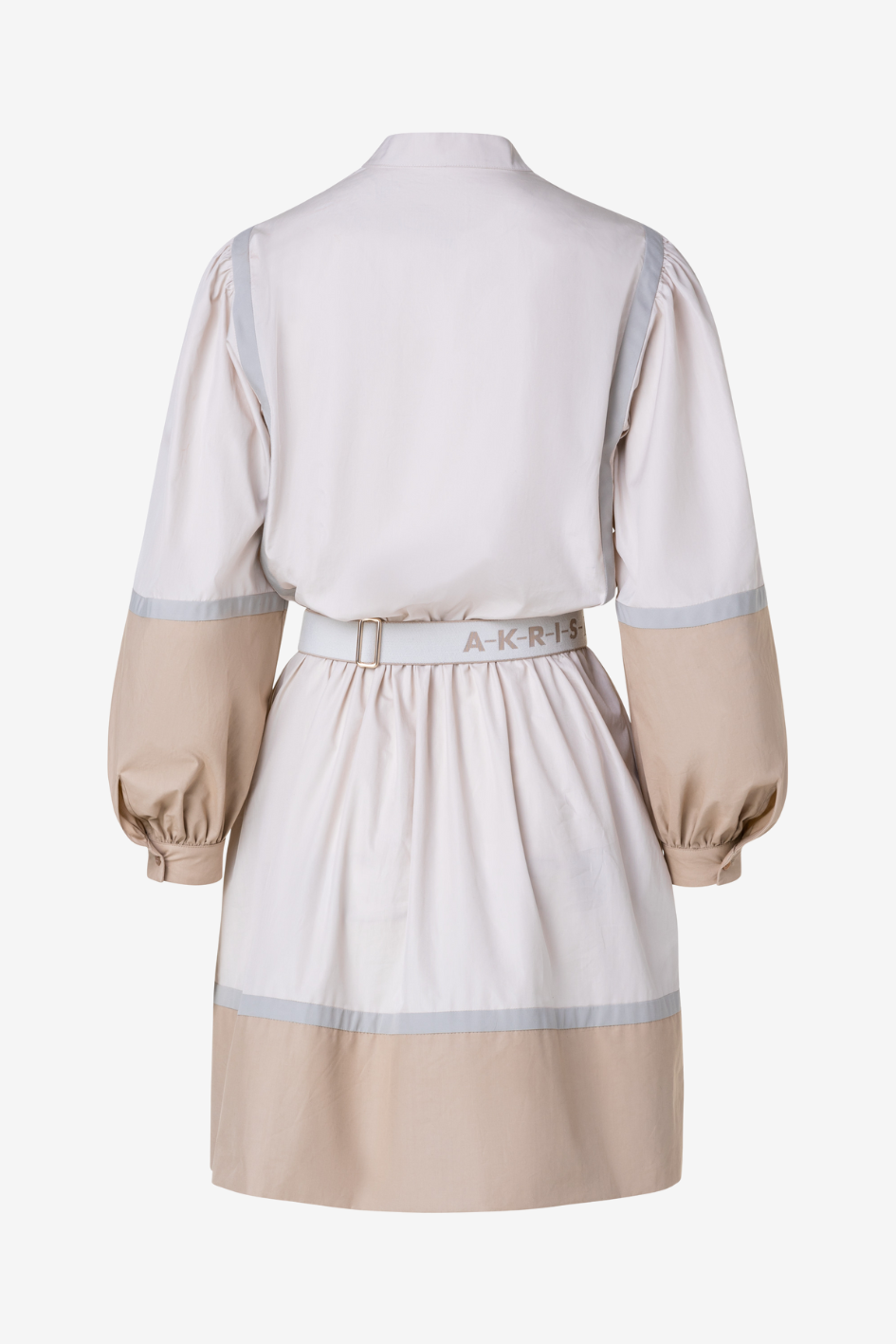 Colorblock Kleid aus Baumwoll-Popeline