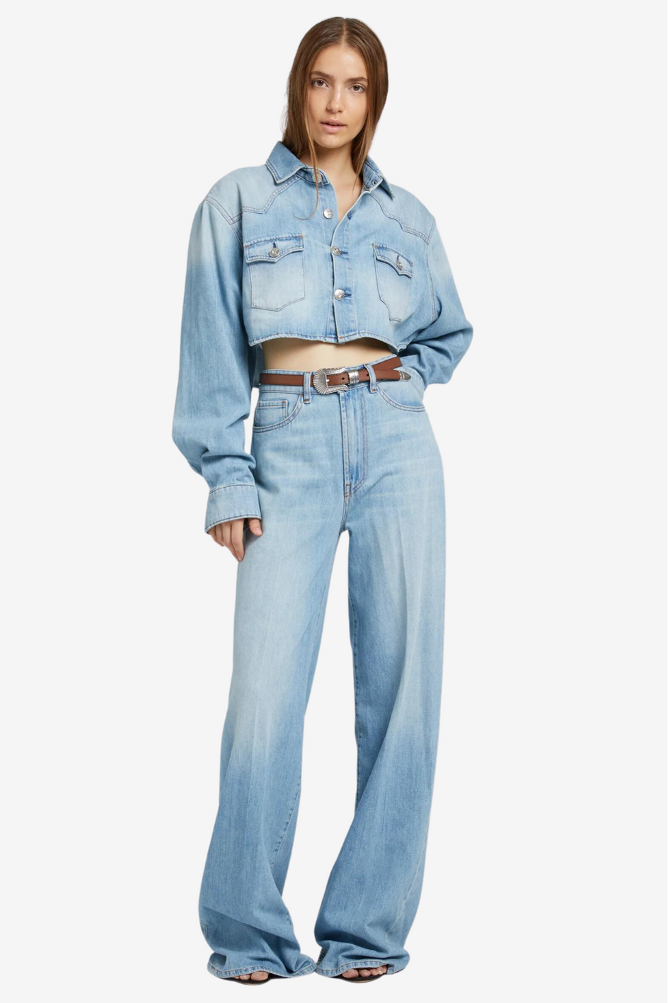 Stefy Crop Jeans Jacket