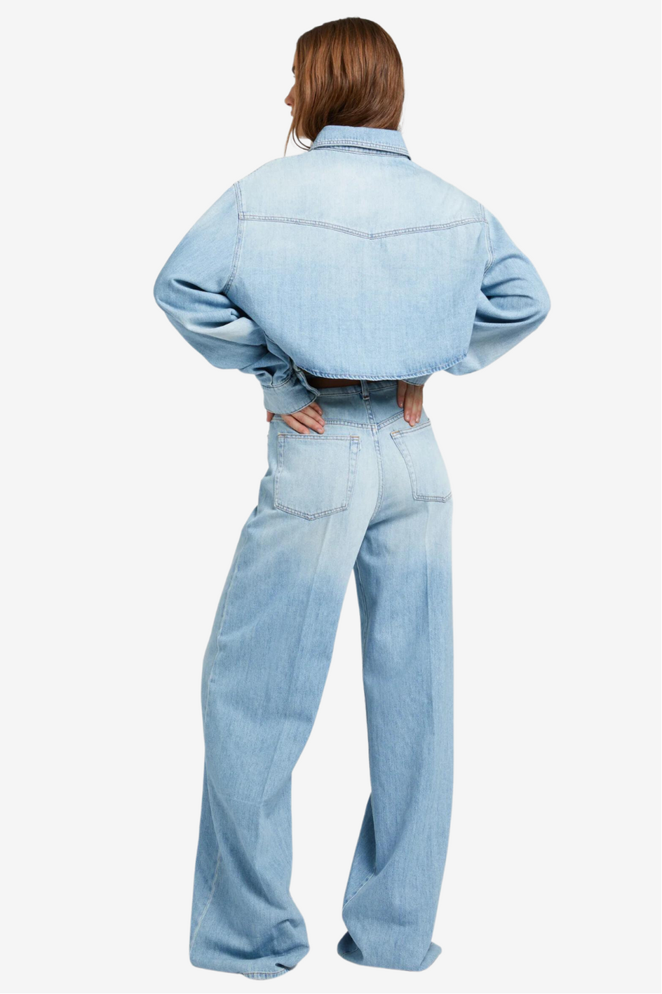 Stefy Crop Jeans Jacket