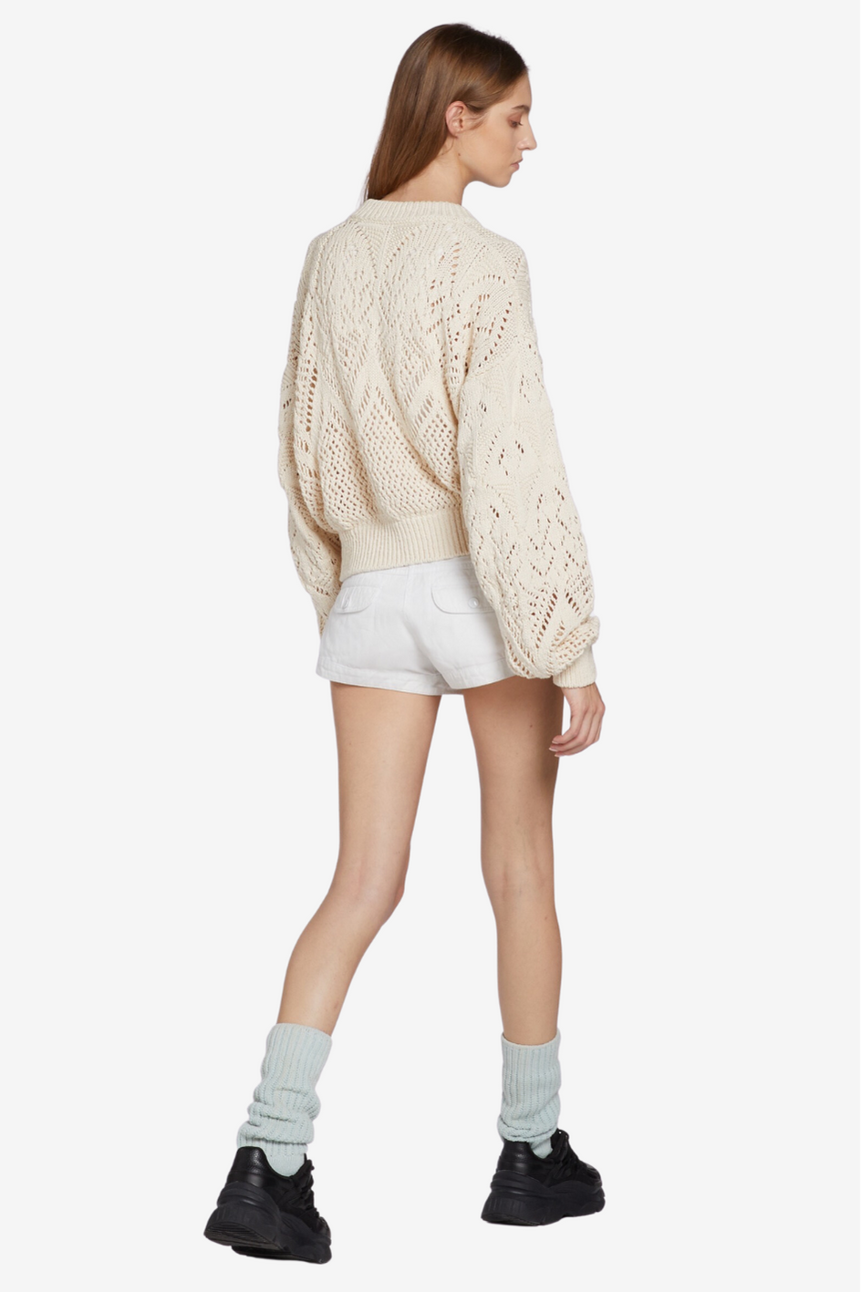 Maya Masheer Crop Cardigan