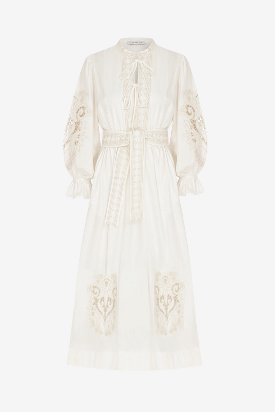 White Florence Dress