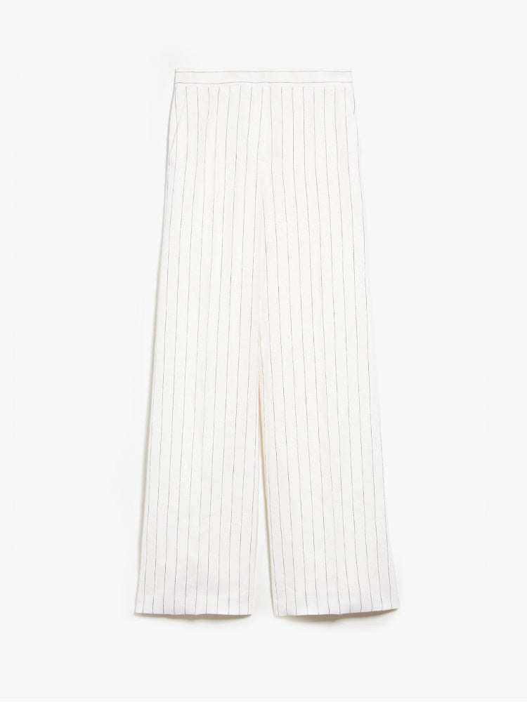 Linen Pant with Pinstriping