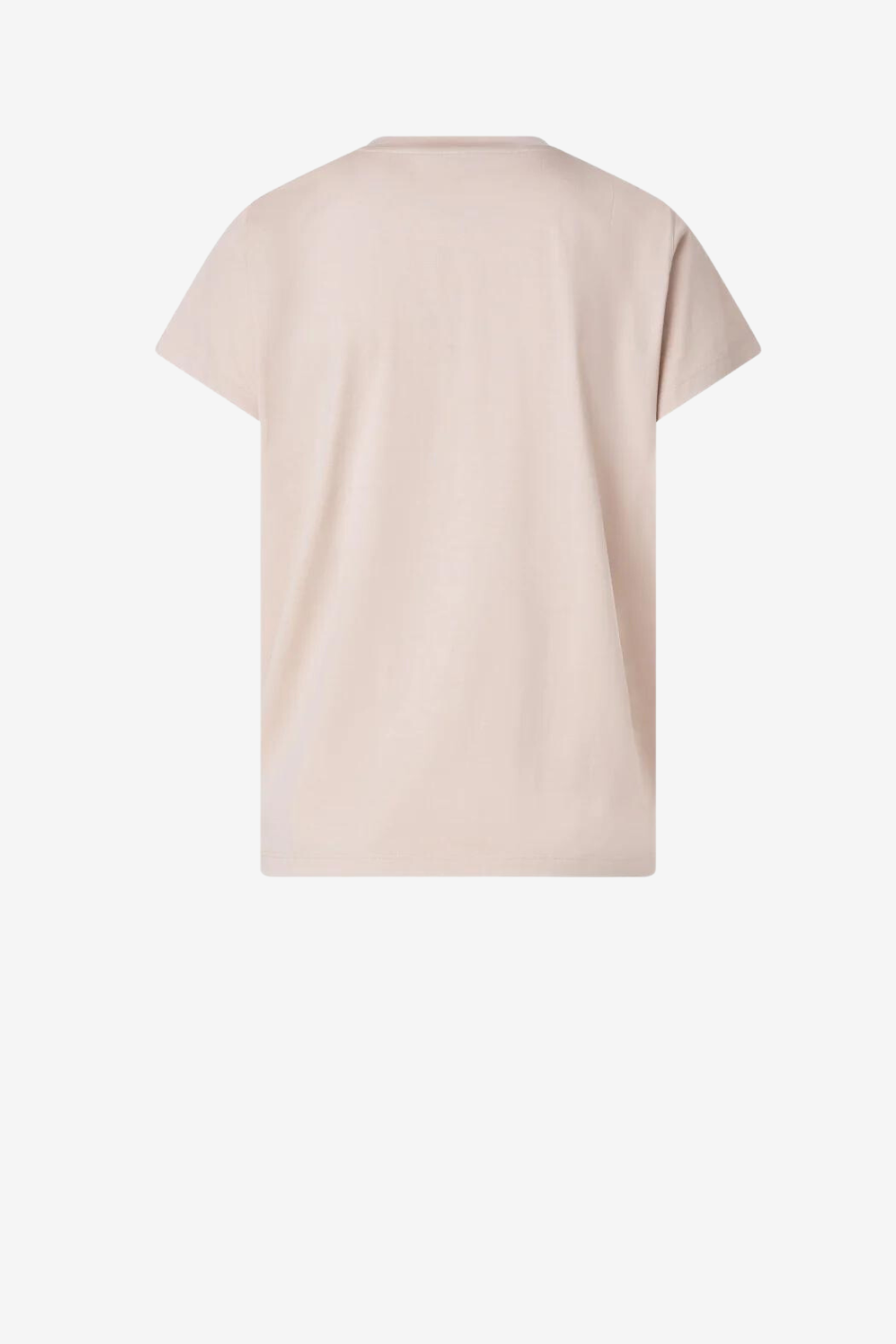 Cotton Jersey T-Shirt with Round Neck