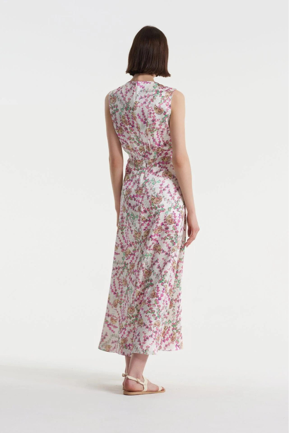 Lea Long C Dress Sandstone